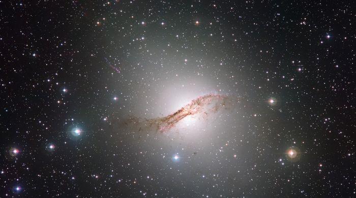 NASA spots mysterious V-shaped scar stretching 700 light-years across space