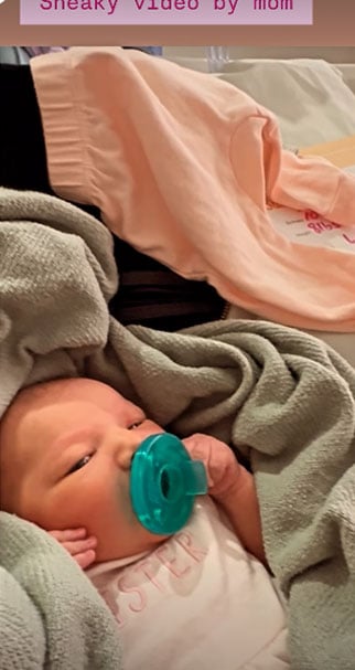 Kaley Cuoco shares hospital photos after welcoming her second baby