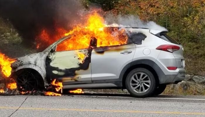 Hyundai to recall nearly 100,000 US vehicles over fire risk from overheating