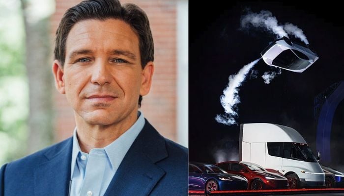 DeSantis pledges to legalize Tesla’s flying Roadster in Florida