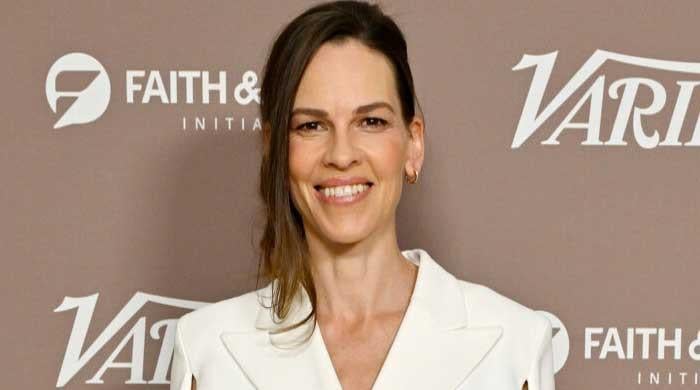 Pregnant Hilary Swank hits back at critics calling her 'too old' to have babies