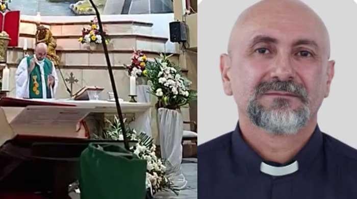 Priest dies after cross falls during livestreamed Mass in Ecuador