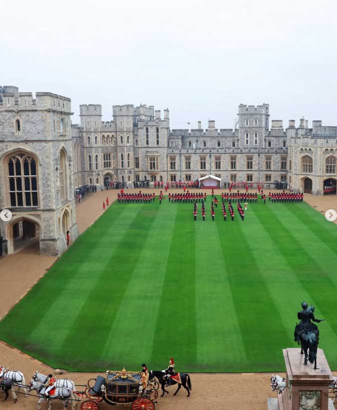 Windsor Castle in pictures as King Charles, Queen Camilla, Kate and William welcome Sultan of Oman