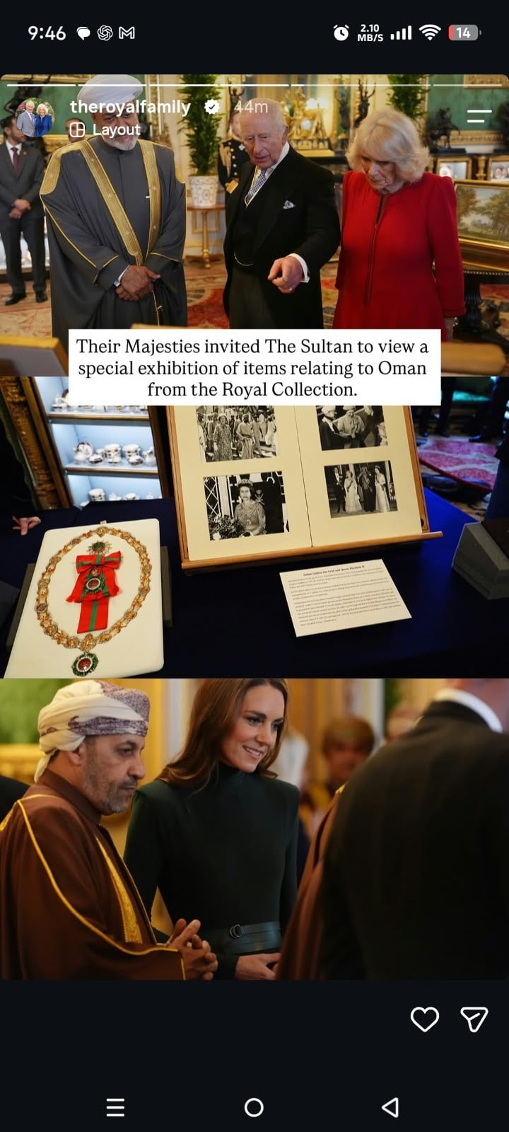 King Charles unveils rare treasures to Sultan of Oman
