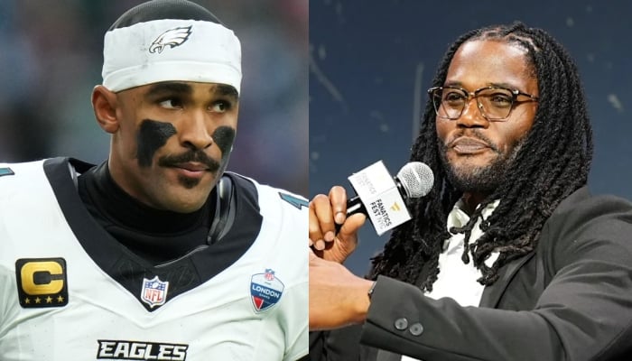 Michael Robinson apologises to Jalen Hurts after accusing him of faking injury