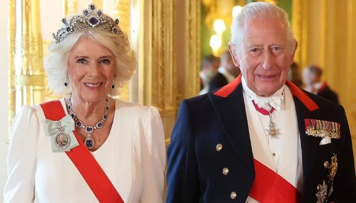 King Charles, Queen Camilla share photo from state banquet at Windsor Castle