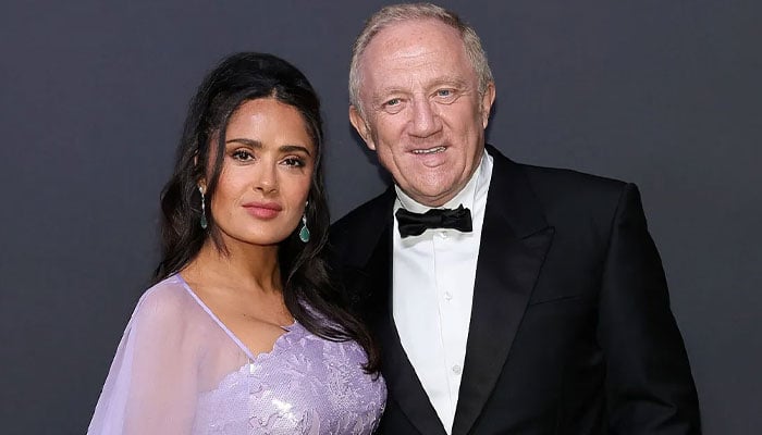 Salma Hayek explains why she doesnt dress up every day for businessman husband