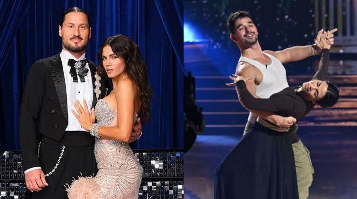 Val Chmerkovskiy reacts to Jenna Dewan's dance with new partner amid 'DWTS' suspension