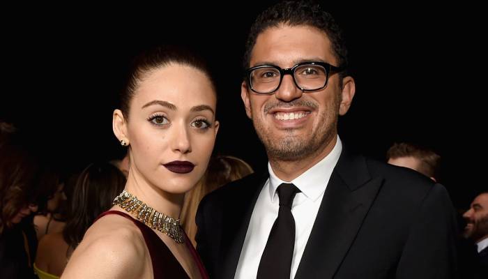 Emmy Rossum and Sam Esmail.